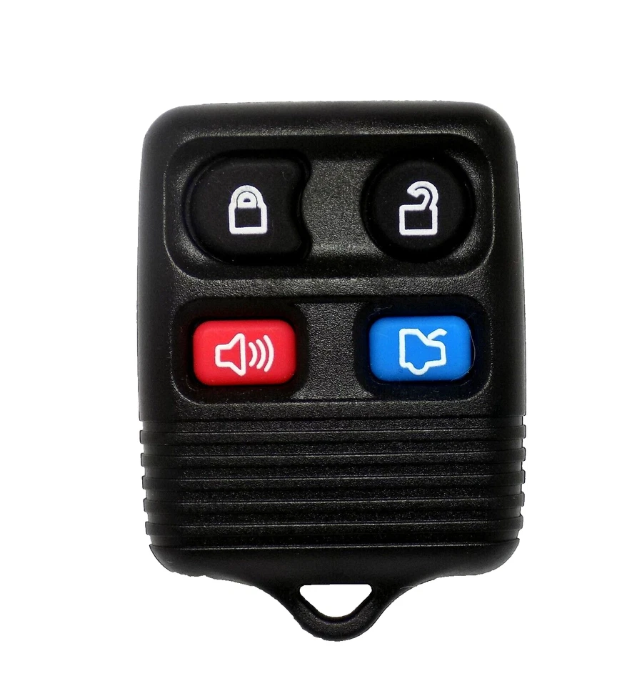 PAIR OEM ELECTRONIC 4 BUTTON REMOTE KEY FOB FOR 2000-2005 FORD FOCUS Foto 3 de 4