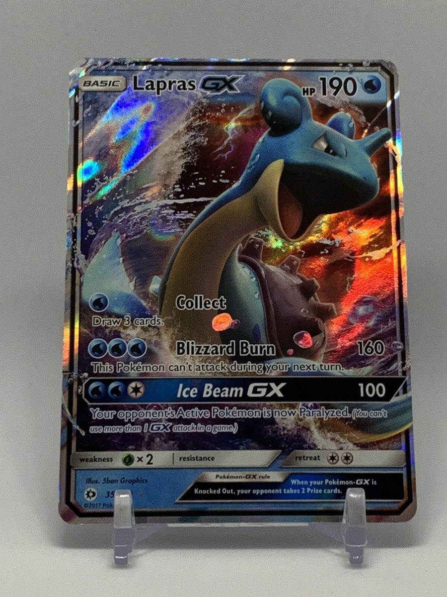 Pokémon TCG Lapras GX Sun & Moon 35/149 Holo Ultra Rare | eBay