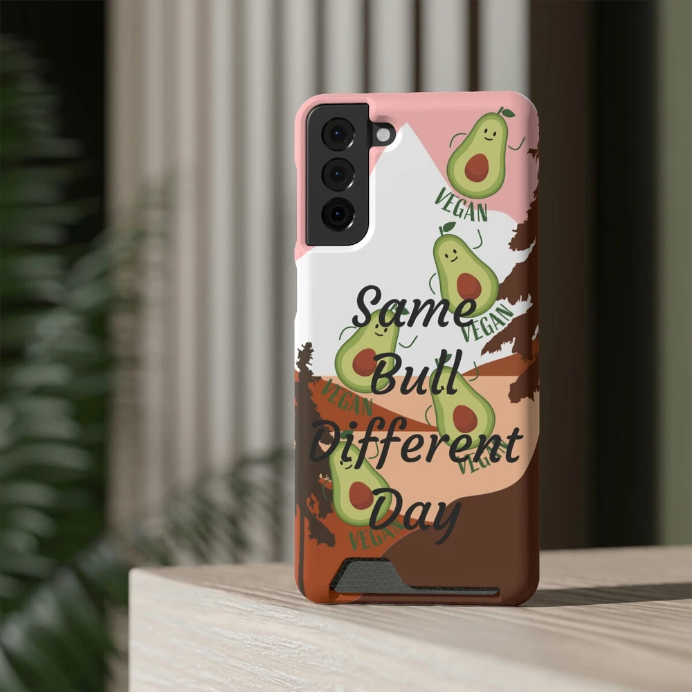 Slim Protective Phone Case with Built-in Card Holder  