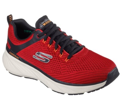 Skechers Shoes Men Red Black Memory Foam Comfort Cushion  display picture 2