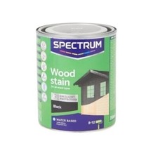 Vintage Luxury Spectrum Holzbeize Schwarz 750 ml Holzlasur Wasserbasis Schuppen
