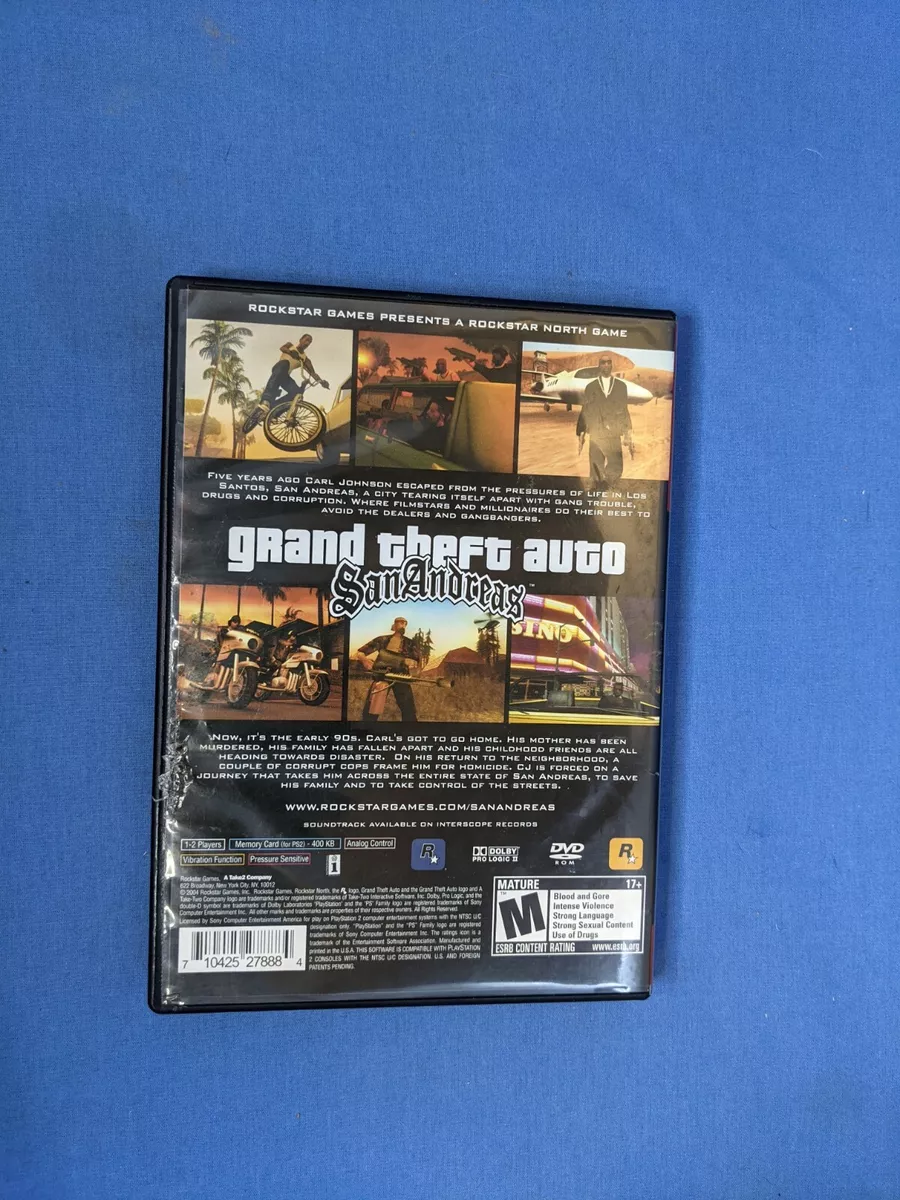 Grand Theft Auto San Gh (PS2) - Pre-Owned 