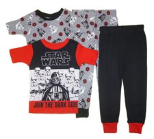 Star Wars Little/Big Boys 4pc Snug Fit Pajama Pant Set Size 4 6 8 10 48