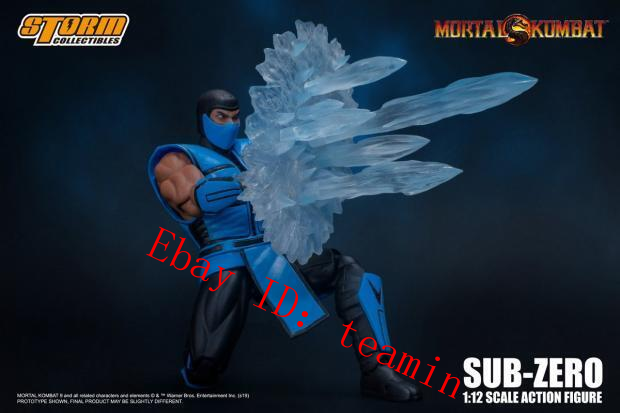 Storm Toys Mortal Combat Blue Ninja SUB-ZERO Standard Ver 1/12