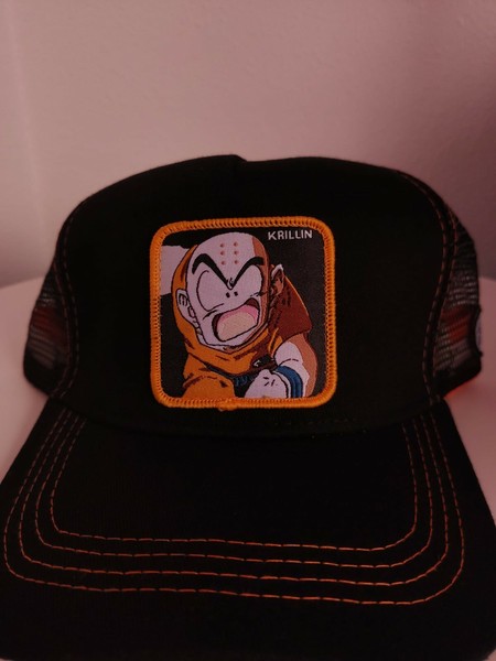 Gorra Krillin Tipo Trucker Color Negro Adulto