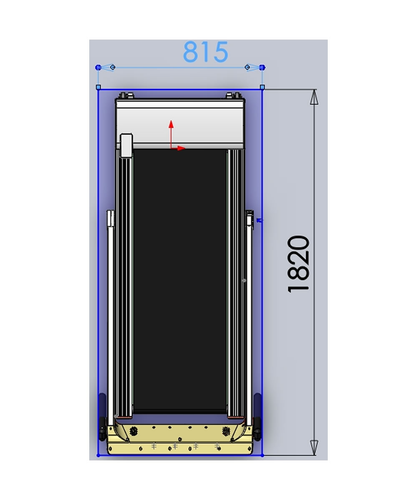 Tapis Roulant Elettrico DC77E Faram Tappeto Inclinazione Automatica Salvaspazio - Foto 4 di 5