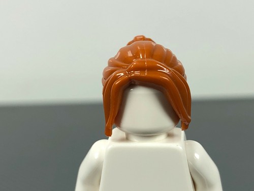 LEGO Dark Orange Minifigure Hair Female Ponytail & Side Bangs 62696 (x1) - Picture 6 of 11