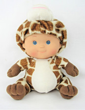 Garanimals Baby in Giraffe Costume Plush Blue Eyes 8" Rare Vintage 2011