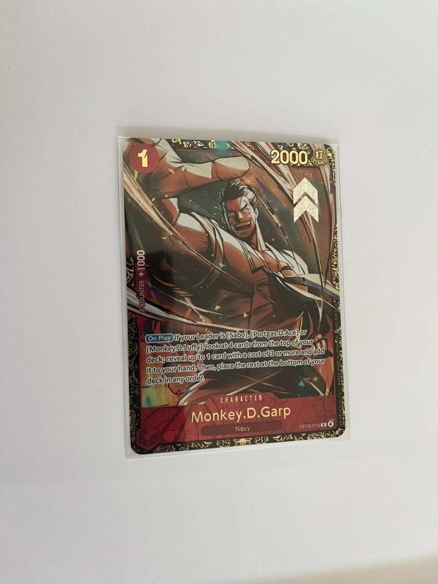 Monkey.D.Garp OP13-016 One Piece Promotion Cards for sale | eBay