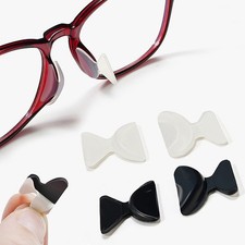 2 Pairs Anti-slip silicone Stick On Nose Pads For Eyeglasses Sunglasses Glasses