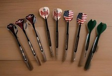 9 Darts Brass Steel Tip Indoor Games Some Vintage
