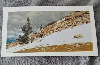 Frank McCarthy Western Artist LITHOGRAPH MOUNTAIN scenery PROOF 1979 Native ART