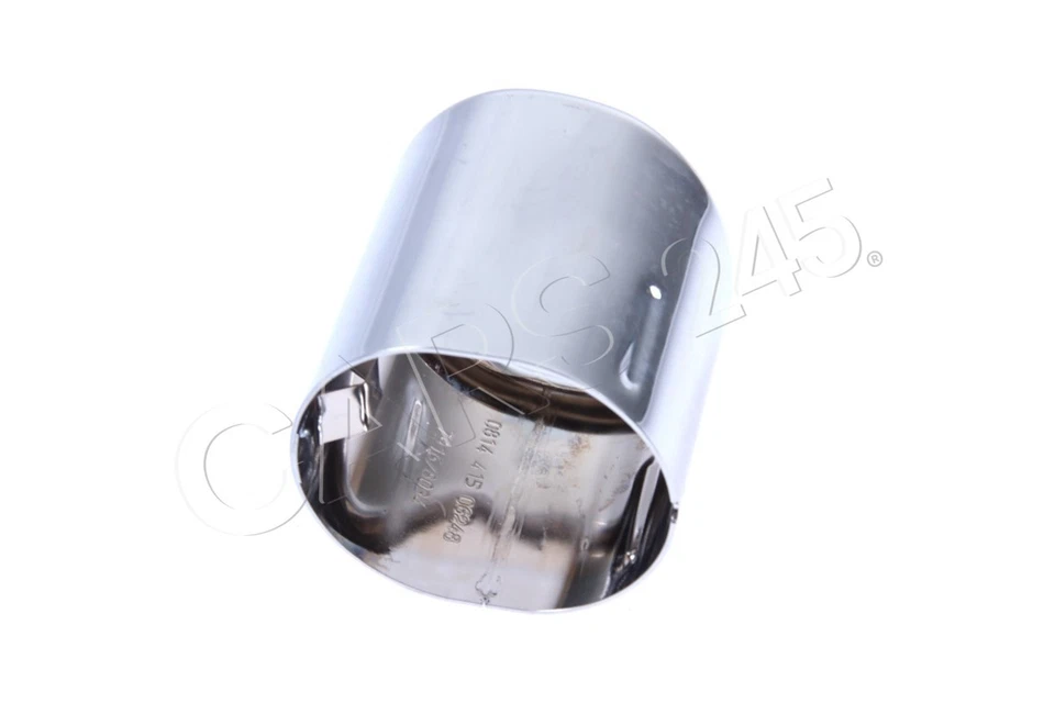 Tapa de tubo de escape cromada genuina BMW E46 descapotable cupé sedán vagón OEM 18107511434 Foto 3 de 4