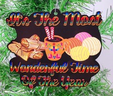 IT'S THE MOST WONDERFUL TIME OF THE YEAR Christmas Themed - Christmas Ornament
