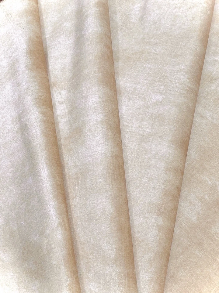 Sand Yellow Vintage Velvet Fabric Soft Feel - Curtain Cushion Upholstery Crib 5 - Image 2 of 4