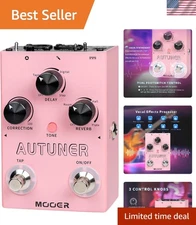Autuner Vocal Effects Processor Voice Pedal Pitch Correction Reverb Delay Guitar