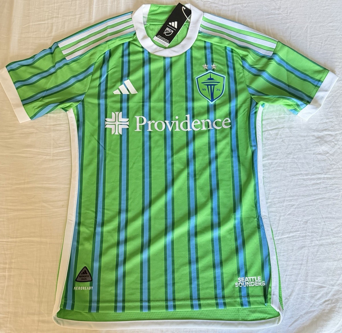 Adidas MLS Seattle Sounders 2023/24 Home Soccer Jersey HZ6188