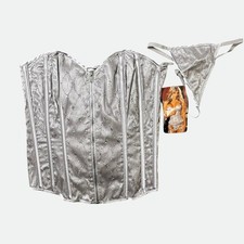Vintage Lover’s Lane Rhinestone Corset/Bustier Set – 36