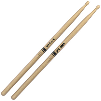 Promark Classic Forward 2B Hickory Drumstick, Oval Wood Tip   TX2BW