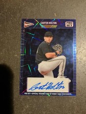 2026 Leaf Pro Set Baseball Carter Holton Auto #1/1 Atlanta Braves