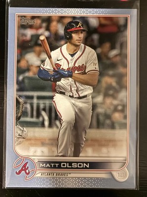 2022 Topps Update Matt Olson Father's Day Blue /50 - Braves First Year - US2