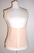 Open Bust Shaper Camisole Top Beige Size Large XL JN8126 Front Close Imperfect