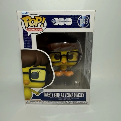 Funko Pop Animation WB 100 Tweety Bird As Velma Dinkley #1243 Scooby Doo