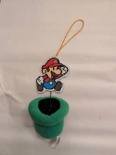 Rare Vintage Paper Super Mario W Pipe Hanging Plush Free Shipping Nintendo 