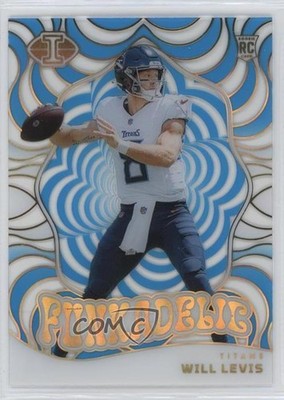 2023 Panini Illusions Funkadelic Light Blue 171/299 Will Levis #19 Rookie RC 4f5