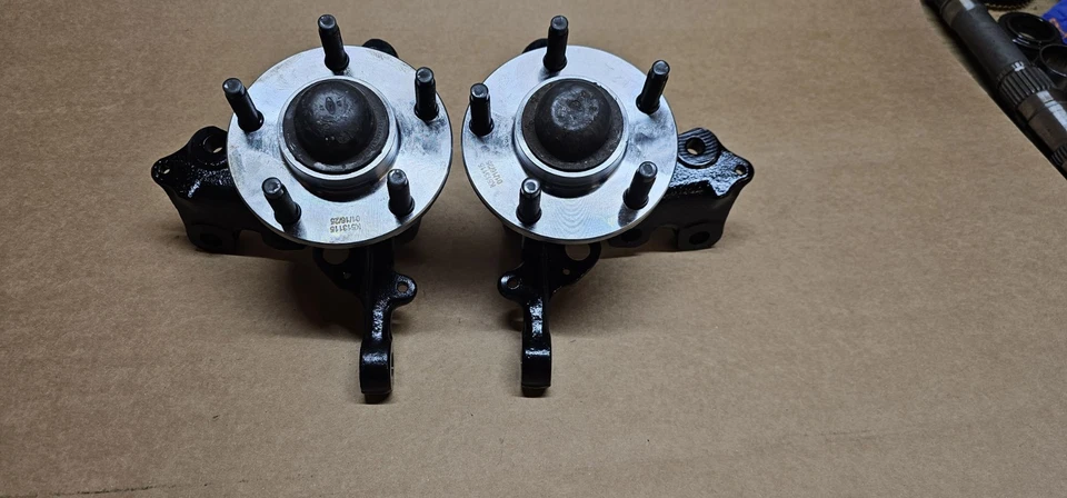 96-04 FORD MUSTANG SN95 HUSILLO DELANTERO FOXBODY INTERCAMBIABLE 5X4,5 PAR DE COJINETES DE RUEDA NUEVOS Foto 3 de 4