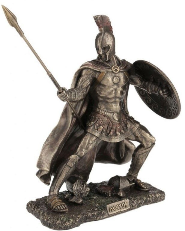 Hector Bronze Figurine 25 Cm