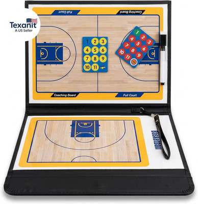 Basketball Clipboard for Coaches, Magnetic Basketball Coaching Board with Player