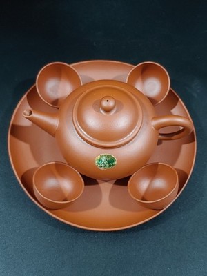 荆溪惠孟臣制紫砂水平壶茶杯Vintage Chinese Yixing Zisha Clay Art