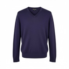 Brooks Brothers Sweater Mens Size Large Brookstech Merino Wool V Neck Pullover