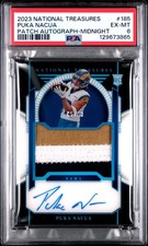 2023 National Treausres Puka Nacua Midnight Rookie Patch Auto RPA /20 PSA NASTY