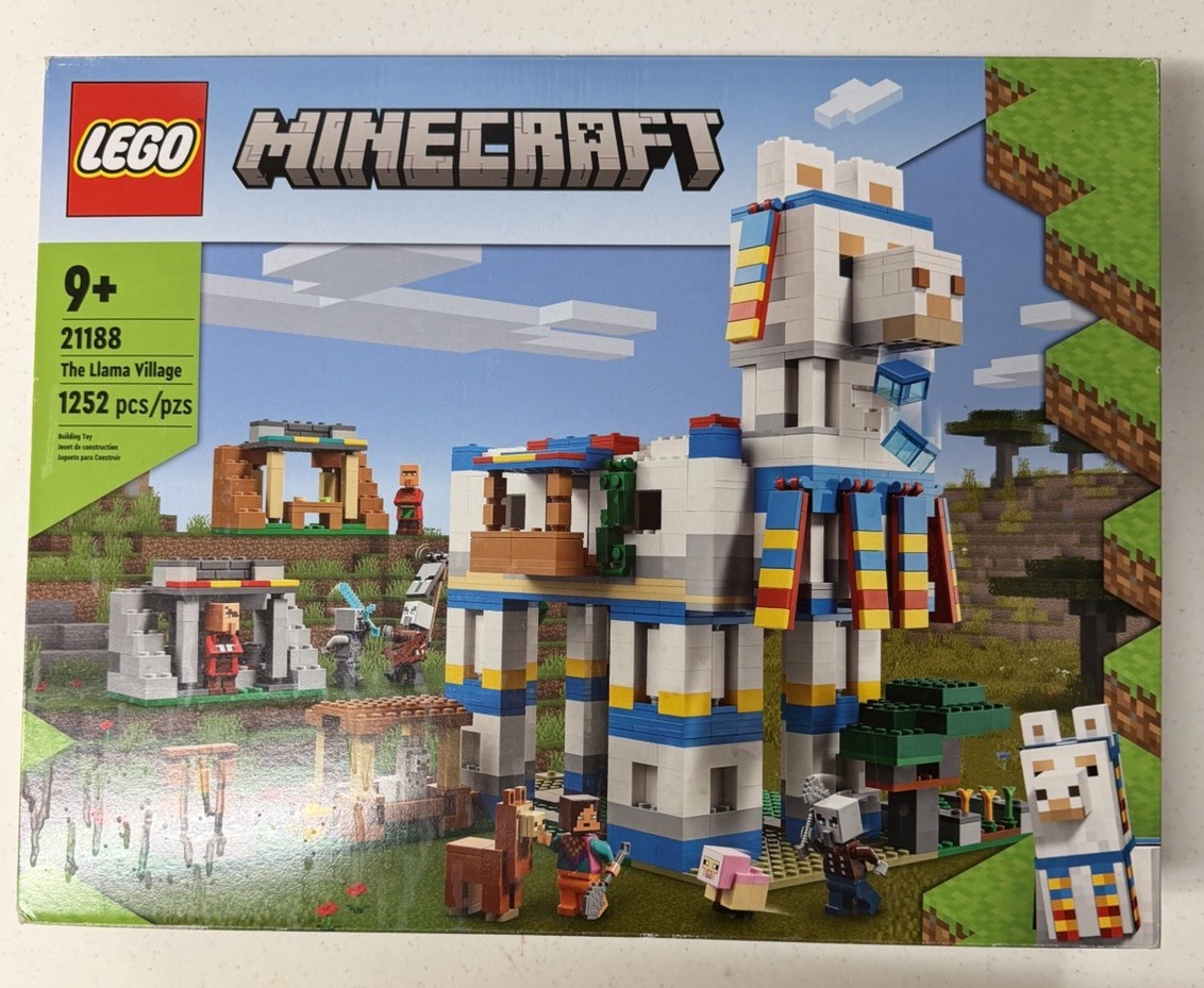 Lego Minecraft 21188 The Llama Village Brand New And Sealed Free
