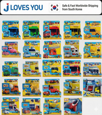 The Little Bus TAYO Diecast Plastic Car Toys Figures Collection 28 Type