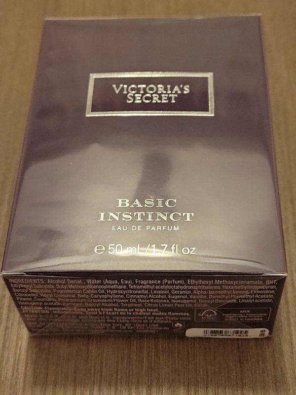 Victoria's Secret Basic Instinct Perfume Eau de Parfum 1.7 fl oz Discontinued