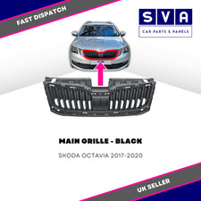 Skoda Octavia 2017-2020 Main Grille Black Insurance Approved 5E0853653Azd4 New
