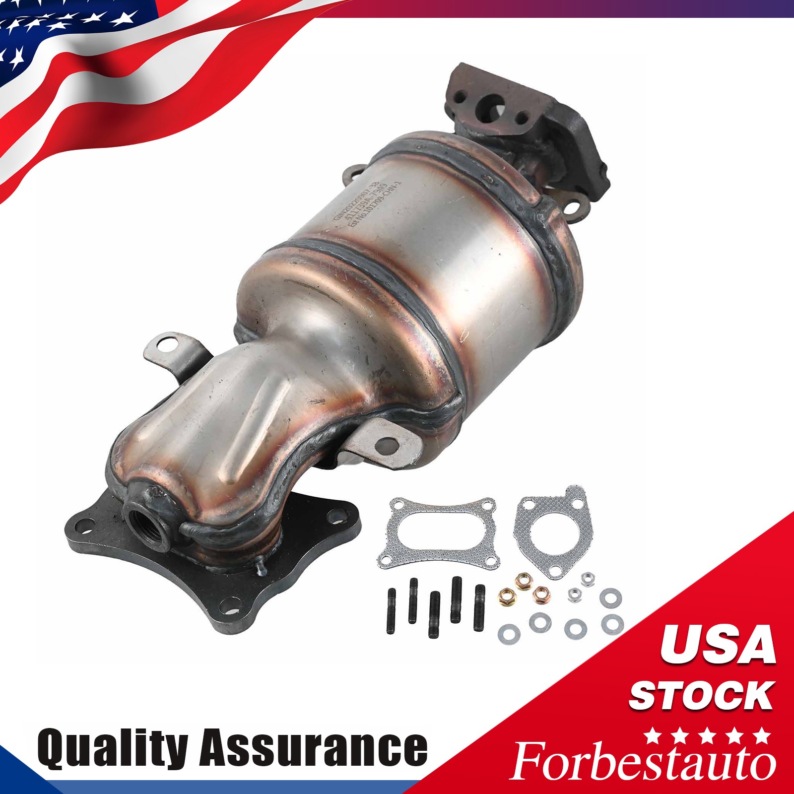 Front Bank 2 Catalytic Converter For Honda Pilot 3.5L 2009 2010 2011-2021 16658