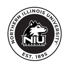 Northern Illinois Huskies Officially Licensed Black Vinyl Decal Sticker