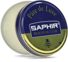 SAPHIR Beaut  du Cuir Pate De Luxe - Natural Wax Shoe Polish for Leather Sh