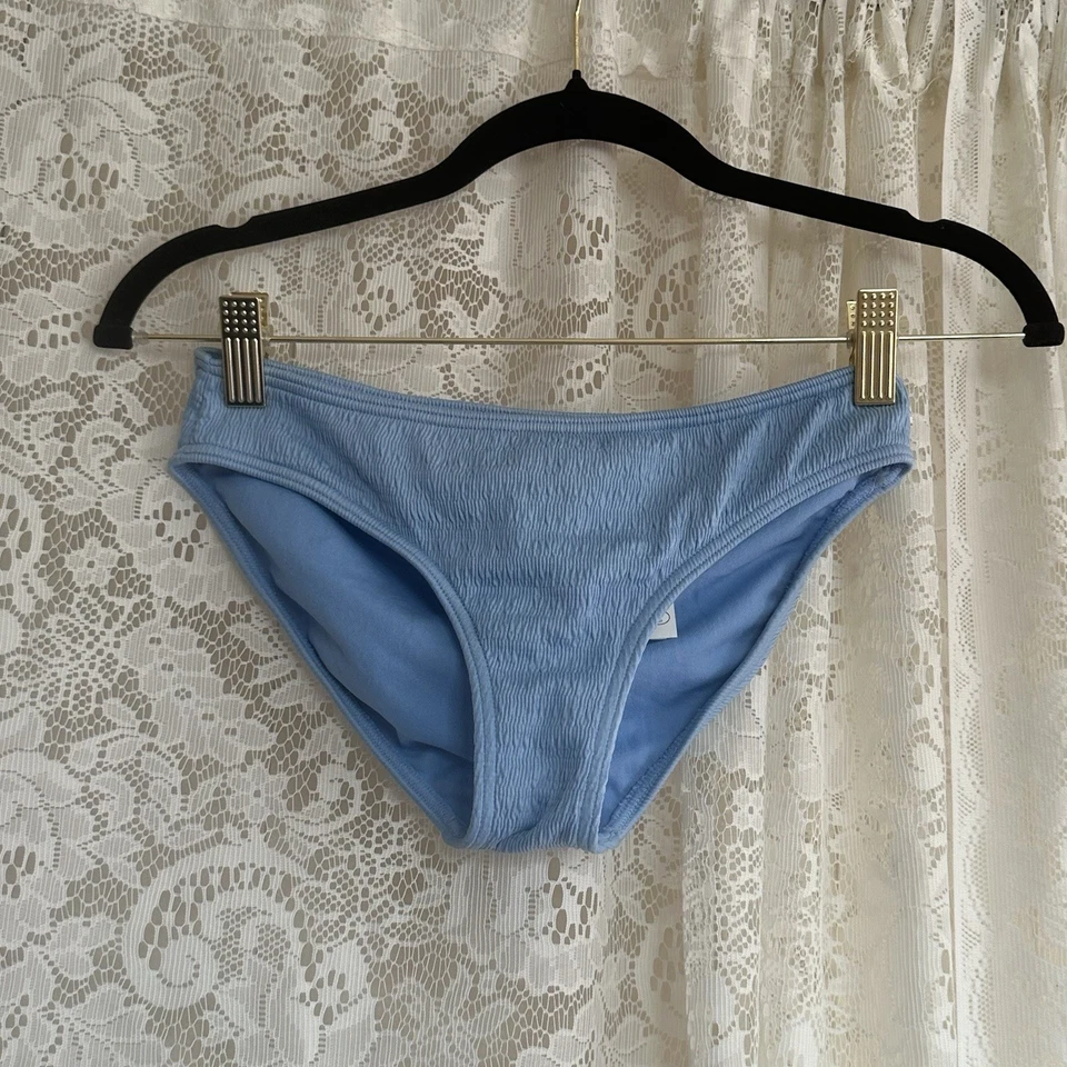 Conjunto de traje de baño azul con volantes Abercrombie niños niñas talla 11/12 Foto 2 de 4