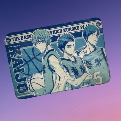 Banpresto Kuroko's Basketball Basuke Seirin Gakuen Fleece Blanket 102cm x 73cm