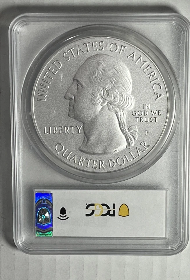 2018-P Block Island National Park  ATB 5 oz Silver  :  PCGS SP70 - Image 2 of 2