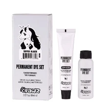 OPAWZ - SUPER BLACK PERMANENT DOG HAIR DYE SET