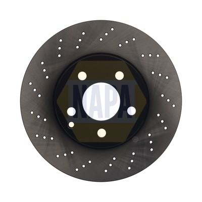 2X Napa Bremsscheibe Gelocht/Innenbel. Ø295Mm FüR Mercedes-Benz C-Klasse-image