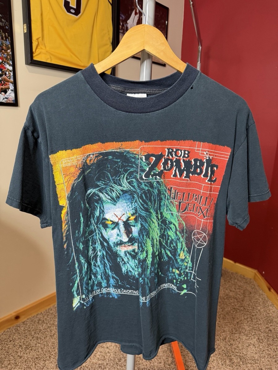 90s rob zombie バンドtシャツ winterland XL Vintage 1998 Rob Zombie Hellbilly Deluxe Winterland Tshirt(M) | eBay