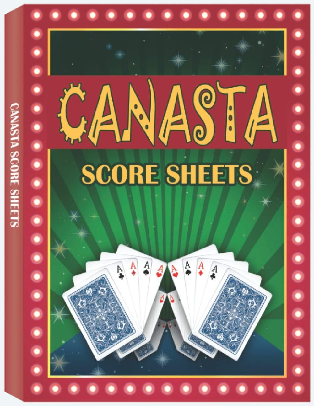 Canasta Score Sheets: Canasta Blank Score Sheet Notebook