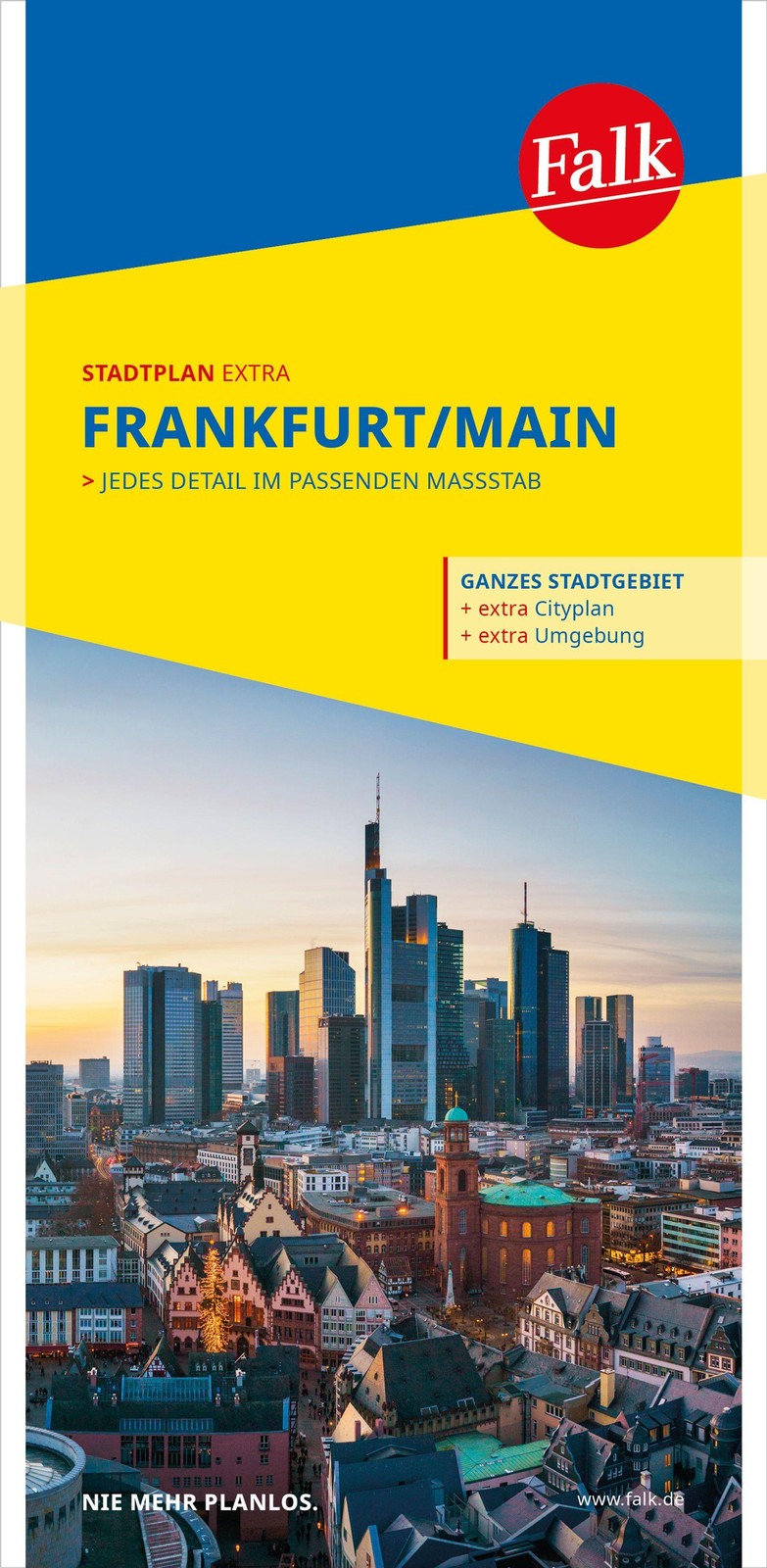Falk Stadtplan Extra Frankfurt am Main 1:20.000: mit Ortsteilen von Bad Soden a. Ts., Bad Vilbel, Eschborn, Kronberg, Neu-Isenburg, Oberursel (Ts.), Offenbach a. M., Schwalbach a. Ts. - Bild 2
